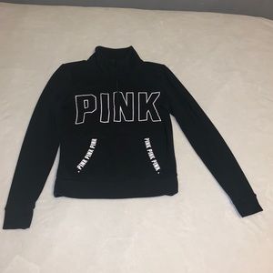 Pink Half Zip Sweater